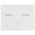 Set mobilier de baie, alb, lemn prelucrat GartenMobel Dekor