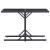 Set mobilier de grădină, 3 piese, negru GartenMobel Dekor