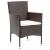Set mobilier de grădină, 3 piese, maro GartenMobel Dekor