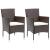 Set mobilier de grădină, 3 piese, maro GartenMobel Dekor