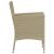 Set mobilier de grădină, 3 piese, bej GartenMobel Dekor
