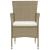 Set mobilier de grădină, 3 piese, bej GartenMobel Dekor