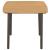 Set mobilier de grădină, 3 piese, maro, poliratan GartenMobel Dekor