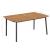 Set mobilier de grădină, 5 piese, negru, poliratan GartenMobel Dekor