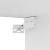 Comode TV, 4 buc., alb, 80x30x30 cm, lemn compozit GartenMobel Dekor