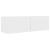 Comode TV, 4 buc., alb, 100x30x30 cm, lemn prelucrat GartenMobel Dekor