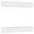 Comode TV, 4 buc., alb, 100x30x30 cm, lemn prelucrat GartenMobel Dekor