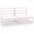 Set mobilier de grădină cu 2 locuri, alb, lemn masiv de pin GartenMobel Dekor
