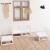 Set mobilier de grădină, 4 piese, alb, lemn masiv de pin GartenMobel Dekor