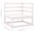 Set mobilier de grădină, 4 piese, alb, lemn masiv de pin GartenMobel Dekor