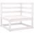 Set mobilier de grădină, 4 piese, alb, lemn masiv de pin GartenMobel Dekor