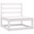 Set mobilier de grădină, 4 piese, alb, lemn masiv de pin GartenMobel Dekor