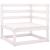 Set mobilier de grădină, 7 piese, alb, lemn masiv de pin  GartenMobel Dekor