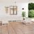 Set mobilier de grădină, 7 piese, alb, lemn masiv de pin  GartenMobel Dekor