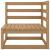 Set mobilier de grădină, 3 piese, maro miere, lemn masiv de pin GartenMobel Dekor