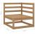 Set mobilier de grădină, 3 piese, maro miere, lemn masiv de pin GartenMobel Dekor