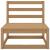 Set mobilier de grădină, 3 piese, maro miere, lemn masiv de pin GartenMobel Dekor