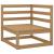 Set mobilier de grădină, 3 piese, maro miere, lemn masiv de pin GartenMobel Dekor