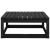 Set mobilier de grădină, 3 piese, negru, lemn masiv de pin GartenMobel Dekor