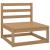 Set mobilier de grădină, 4 piese, maro miere, lemn masiv de pin GartenMobel Dekor
