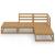 Set mobilier de grădină, 4 piese, maro miere, lemn masiv de pin GartenMobel Dekor