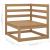 Set mobilier de grădină, 4 piese, maro miere, lemn masiv de pin GartenMobel Dekor