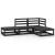 Set mobilier de grădină, 4 piese, negru, lemn masiv de pin GartenMobel Dekor