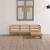 Set mobilier de grădină, 4 piese, maro miere, lemn masiv de pin GartenMobel Dekor