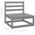 Set mobilier de grădină, 8 piese, gri, lemn masiv de pin GartenMobel Dekor