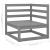 Set mobilier de grădină, 8 piese, gri, lemn masiv de pin GartenMobel Dekor