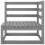 Set mobilier de grădină, 8 piese, gri, lemn masiv de pin GartenMobel Dekor