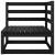 Set mobilier de grădină, 8 piese, negru, lemn masiv de pin GartenMobel Dekor