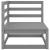 Set mobilier de grădină, 9 piese, gri, lemn masiv de pin GartenMobel Dekor