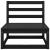 Set mobilier de grădină, 10 piese negru lemn masiv pin GartenMobel Dekor