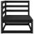 Set mobilier de grădină, 10 piese negru lemn masiv pin GartenMobel Dekor