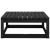 Set mobilier de grădină, 11 piese, negru, lemn masiv de pin GartenMobel Dekor