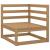Set mobilier de grădină, 11 piese, maro miere, lemn masiv pin GartenMobel Dekor