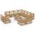 Set mobilier de grădină, 12 piese, maro miere, lemn masiv pin GartenMobel Dekor