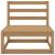 Set mobilier de grădină, 12 piese, maro miere, lemn masiv pin GartenMobel Dekor
