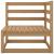 Set mobilier de grădină, 12 piese, maro miere, lemn masiv pin GartenMobel Dekor