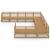 Set mobilier de grădină, 11 piese, lemn masiv de pin GartenMobel Dekor