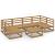 Set mobilier de grădină, 7 piese, lemn masiv de pin GartenMobel Dekor