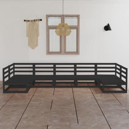 Set mobilier de grădină, 7 piese, lemn masiv de pin GartenMobel Dekor
