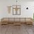 Set mobilier de grădină, 8 piese, lemn masiv de pin GartenMobel Dekor