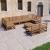 Set mobilier de grădină, 10 piese, lemn masiv pin GartenMobel Dekor