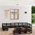 Set mobilier de grădină, 14 piese, lemn masiv de pin GartenMobel Dekor