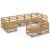 Set mobilier de grădină, 9 piese, lemn masiv de pin GartenMobel Dekor