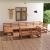 Set mobilier de grădină, 9 piese, lemn masiv de pin GartenMobel Dekor