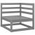 Set mobilier de grădină, 11 piese, gri, lemn masiv de pin GartenMobel Dekor