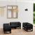 Set mobilier de grădină cu perne, 6 piese, lemn masiv de pin GartenMobel Dekor